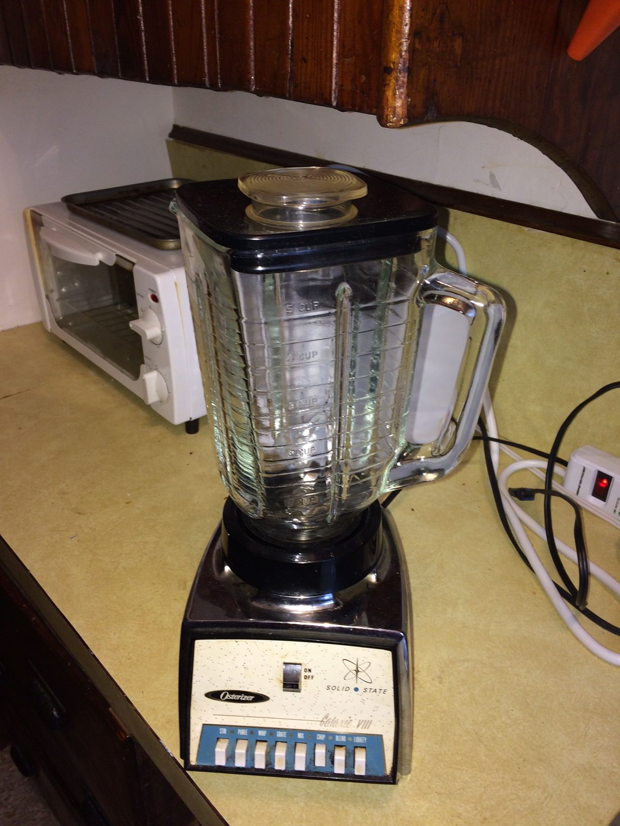 Another vintage blender with a glass pitcher
